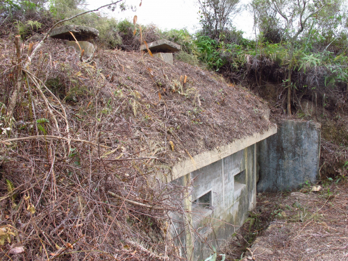 Pillbox PB7, which is believed to be used by the Japanese army as the site's command post (photo credit: The University of Hong Kong) 